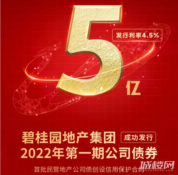 首批信用保护工具落地!碧桂园获支持发行公司债 票面利率4.5%