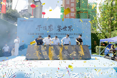优品道清峯晓镇封顶仪式暨实景样板示范区风雅盛启