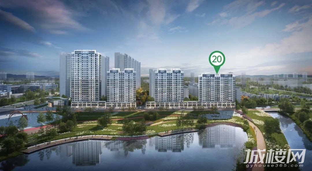 产品探析|贵阳海伦堡太阳湖20号明星楼栋C位拥揽河湖双景