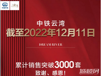 贵阳中铁云湾累计销售突破3000套