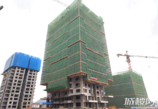 贵阳万科翡翠公园2月最新工程进度播报 部分楼栋已完工