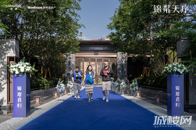 惊艳实景呈验!双塔之巅“超豪”产品锦粼天序交付在即