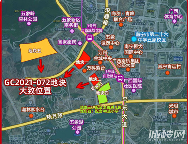 五象新区将引入“天桃实验小学、中学”?位置在这