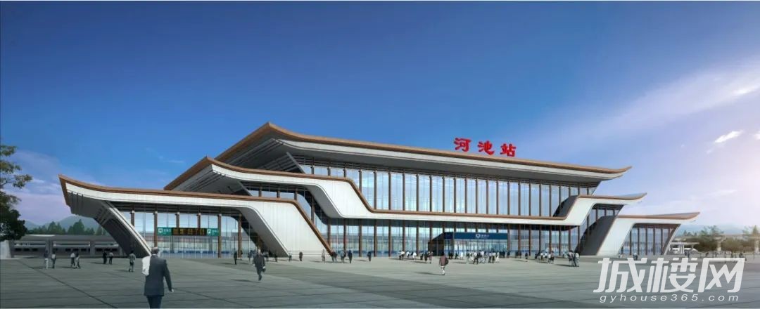 贵南高铁首座站房封顶!河池市即将结束不通高铁的历史